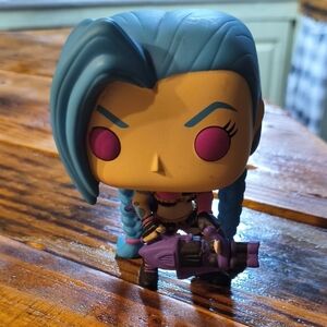Funko Action Figure with Blue and Purple Accents